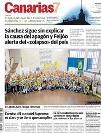 Portada periódico Canarias 7