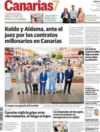 Portada Canarias 7 2025-11-08