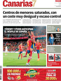 Portada Canarias 7 2025-10-12
