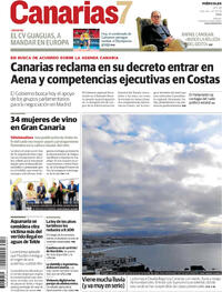 Portada Canarias 7 2025-11-12