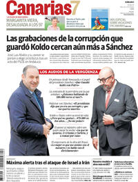 Portada periódico Canarias 7