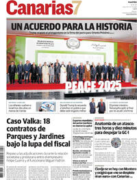 Portada Canarias 7 2025-10-14