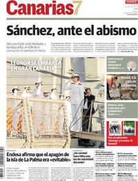 Portada periódico Canarias 7