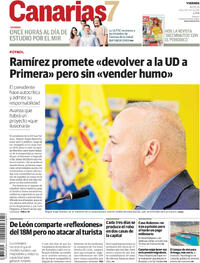 Portada periódico Canarias 7