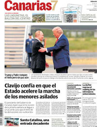 Portada Canarias 7 2025-08-16