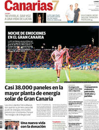 Portada Canarias 7 2025-10-20