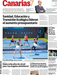Portada Canarias 7 2025-10-22