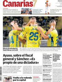 Portada Canarias 7 2025-11-22
