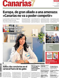 Portada periódico Canarias 7