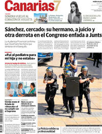 Portada Canarias 7 2025-09-24