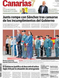 Portada Canarias 7 2025-10-28