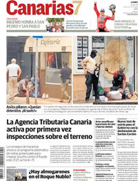 Portada periódico Canarias 7
