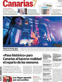 Portada Canarias 7 2025-08-30