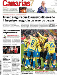 Portada Canarias 7 2026-03-02