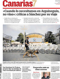 Portada Canarias 7 2026-06-06
