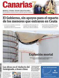 Portada periódico Canarias 7