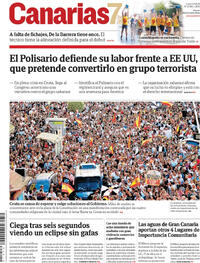 Portada Canarias 7 2026-08-10