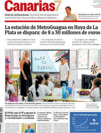 Portada Canarias 7 2026-09-10