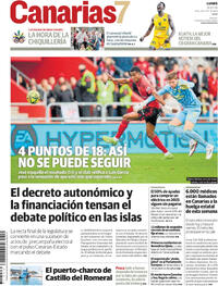 Portada Canarias 7 2026-02-16