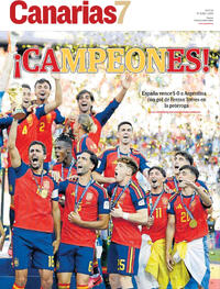 Portada Canarias 7 2026-07-20