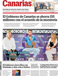 Portada Canarias 7 2026-08-27