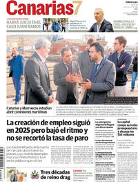 Portada Canarias 7 2026-01-28