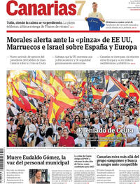 Portada Canarias 7 2026-08-31