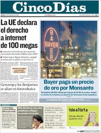 Cinco Días - 15-09-2016
