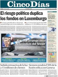 Cinco Días - 17-06-2016