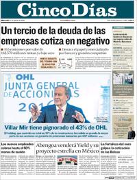 Cinco Días - 17-08-2016