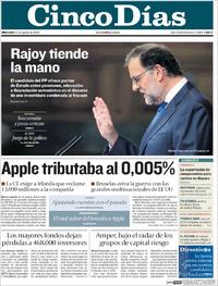 Cinco Días - 31-08-2016