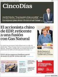 Cinco Días - 25-09-2017