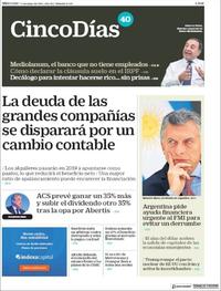 Cinco Días - 09-05-2018