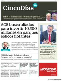 Cinco Días - 09-10-2018