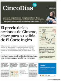 Cinco Días - 11-05-2018