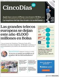 Cinco Días - 13-09-2018