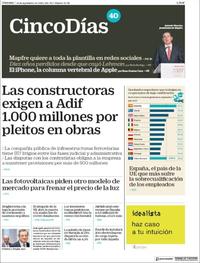 Cinco Días - 14-09-2018