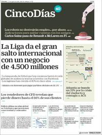 Cinco Días - 17-08-2018