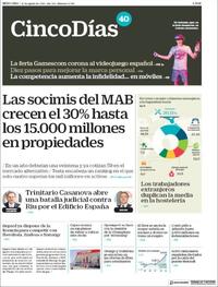 Cinco Días - 22-08-2018
