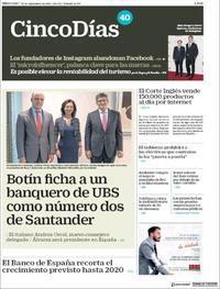 Cinco Días - 26-09-2018