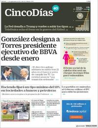 Cinco Días - 27-09-2018