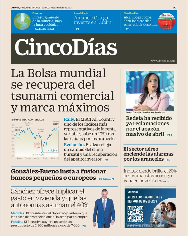 Portada El Economista 2025-06-05