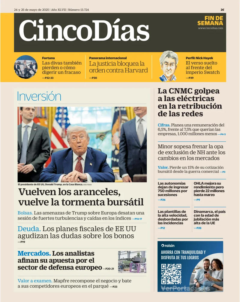 Portada El Economista 2025-05-24