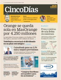 Portada Cinco Días 2025-11-01