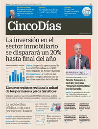 Portada Cinco Días 2025-09-02