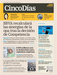 Portada periódico Cinco Días