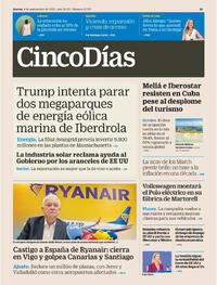 Portada Cinco Días 2025-09-04