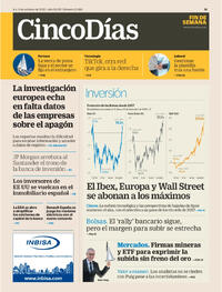 Portada Cinco Días 2025-10-04