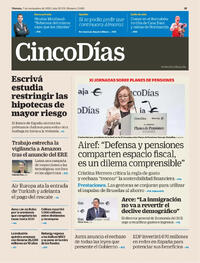 Portada Cinco Días 2025-11-07