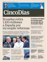 Portada periódico Cinco Días